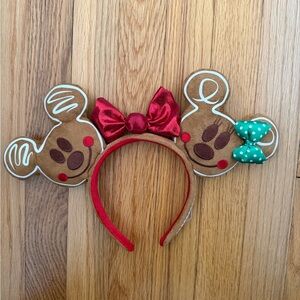 Disney Mickey & Minnie Christmas Gingerbread Ears